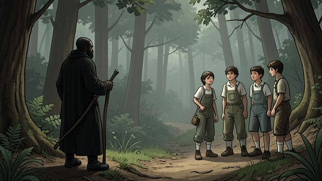 A Warning Without a Map from "Ronja, the Robber's Daughter". Danger Named, Not Explained Matt’s Advice Matt warns Ronia about Gray dwarfs, harpies, the river, and Hell’s Gap.