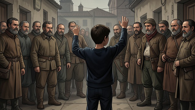 Birk Rejects Inheritance from "Ronja, the Robber's Daughter". A Future Refused Oath Birk publicly swears never to become a robber, disappointing Borka and the assembled men.