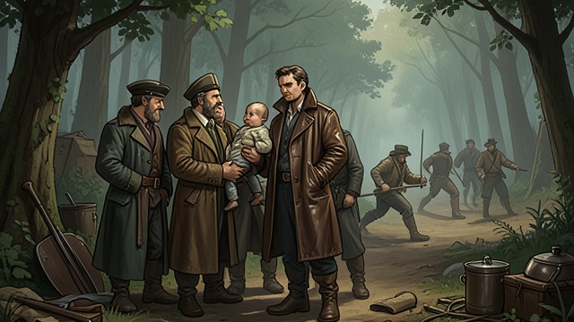 A Chief Among Brothers from "Ronja, the Robber's Daughter". Defeat Without Exile Settlement Borka loses the contest but retains a chieftain’s name and leads his own men under Matt’s authority.