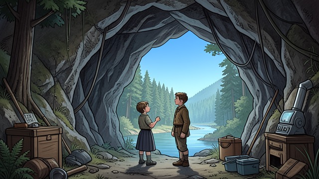 Freedom at the Cave from "Ronja, the Robber's Daughter". A New Kingdom Relief Ronia and Birk wake at Bear’s Cave and realize that they are free to shape their own days.