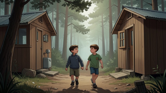 A New Household Pattern from "Ronja, the Robber's Daughter". Cooperation Across the Divide Visits Ronia and Birk move between Matt’s Fort and Bear’s Cave with their parents’ permission.