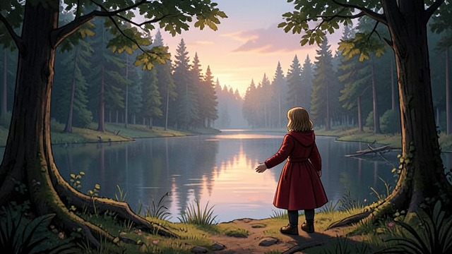 Discovering the Living World from "Ronja, the Robber's Daughter". Wonder Without Possession Discovery Ronia laughs at the existence of the lake, water lilies, trees, and stars.
