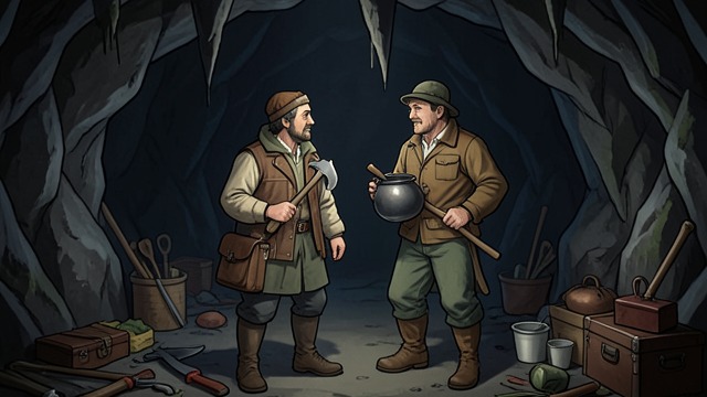 First Supplies from "Ronja, the Robber's Daughter". Gathering Essentials Equipment Ronia and Birk collect buckets, an ax, a whetstone, a pot, fishing gear, snares, and Birk’s crossbow.