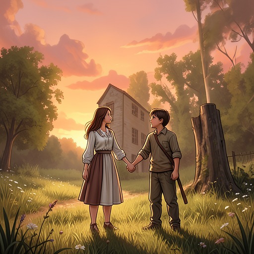 夏日作为记忆，《罗妮娅：强盗的女儿》中的场景。这条故事线讲述罗妮娅与比尔克试图留存夏日的美好，将其化作情感慰藉，以抵御分离与冬天。