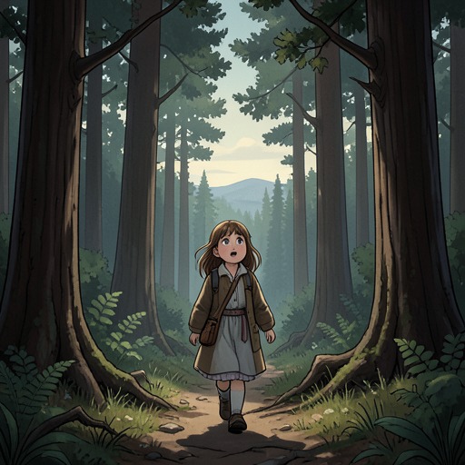 Ronia and the Forest from "Ronja, the Robber's Daughter". This flow tracks how the forest becomes Ronia’s school, refuge, home, and chosen future.