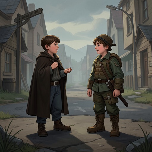 The Two Clans’ Children Choose Peace from "Ronja, the Robber's Daughter". This flow traces how Ronia and Birk’s choices expose the limits of the older generation’s feud and point toward a different future.