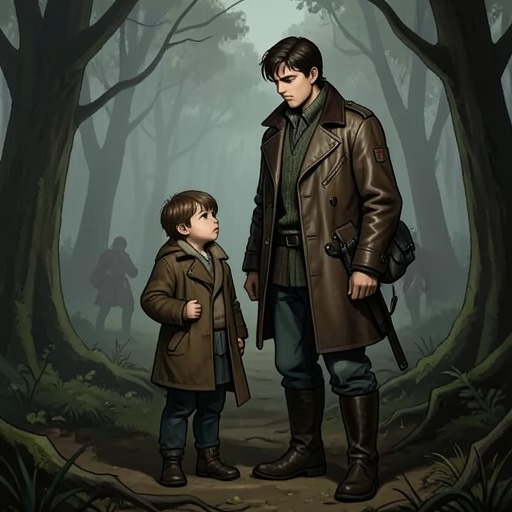 Birk’s Chosen Future from "Ronja, the Robber's Daughter". This flow traces Birk’s emergence from a robber chief’s son into a self-determining young person who rejects inherited violence.