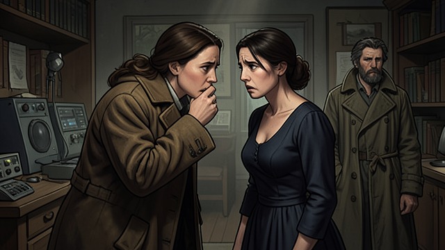 Meg’s Warning from "Uncle Silas". Meg’s Warning Secret Knowledge Meg tells Maud that Dudley Ruthyn has returned and is meeting secretly with Dickon Hawkes in the windmill.