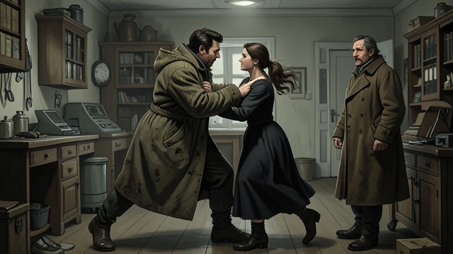 Dickon’s Violence from "Uncle Silas". Dickon’s Violence A Brutal Household Maud and Millicent Ruthyn see Dickon Hawkes beat Meg and attempt to intervene.