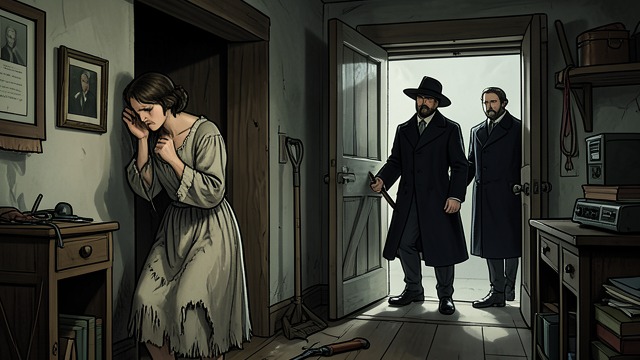 The Night Attack from "Uncle Silas". The Night Attack The Hidden Entrance Opens Dudley Ruthyn enters through the concealed window with a modified hammer while Maud hides in the room.