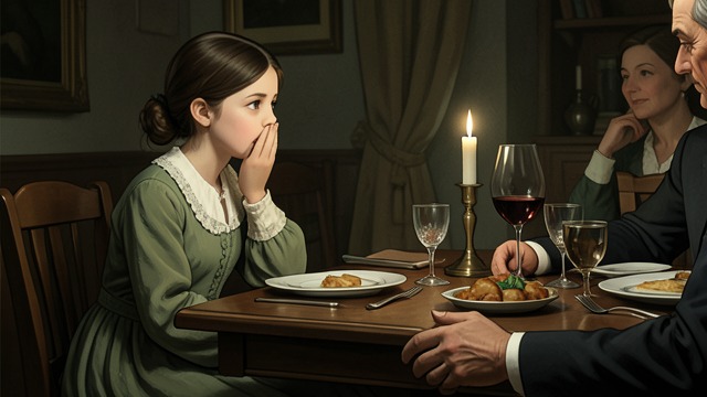 Witness to an Ambiguous Moment from "The Lying Life of Adults". Witness to an Ambiguous Moment A detail that cannot be dismissed Giovanna sees Mariano hold Nella’s ankle beneath the dinner table.