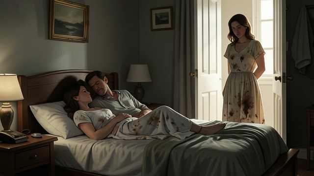 A Public Witness to Intimacy from "The Lying Life of Adults". A Public Witness to Intimacy The outsider’s place Giuliana and Roberto spend the night together while Giovanna sleeps on the sofa.