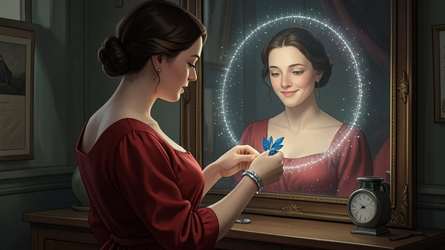 Borrowed Splendor from "The Lying Life of Adults". Borrowed Splendor A substitute worn openly Unsure whether Vittoria’s gift exists, Giovanna begins wearing Nella’s silver bracelet with blue leaves and pearls.