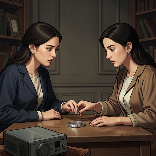 The Bracelet’s Passage Through the Family from "The Lying Life of Adults". The bracelet moves among family members as its changing ownership exposes competing memories of inheritance, affection, betrayal, and belonging.