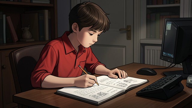 航行成为家庭教育,《肯斯克的王国》中的场景。海上的学校 结合旅程安排的课程 迈克尔的父母坚持让他跟上学业。父亲教他数学;每次靠岸都成为学习地理和历史的机会;他们遇到的生物则引出环境研究和绘画。 将导航视为责任 母亲教他使用海图和六分仪,并记录游艇的位置。船上航海日志让迈克尔养成每日遵守的纪律,也使他参与保障航行安全。