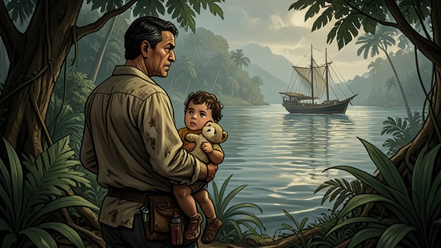 The Emperor’s Farewell from "Kensuke's Kingdom". Duty Means Staying Kensuke’s last choice Kensuke declines to board the Peggy Sue, saying that he belongs to the island and must look after the orangutans.