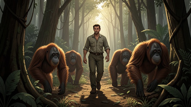 A Community After Loss from "Kensuke's Kingdom". Companions in the Forest Learning to live beside them Kensuke studies the orangutans closely and gradually earns their trust.