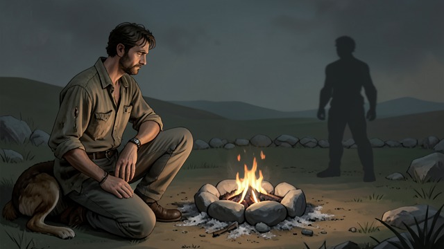 A Human Voice Appears from "Kensuke's Kingdom". Kensuke’s Rules Fire brings confrontation Michael makes a fire hoping that a passing ship will see the smoke.