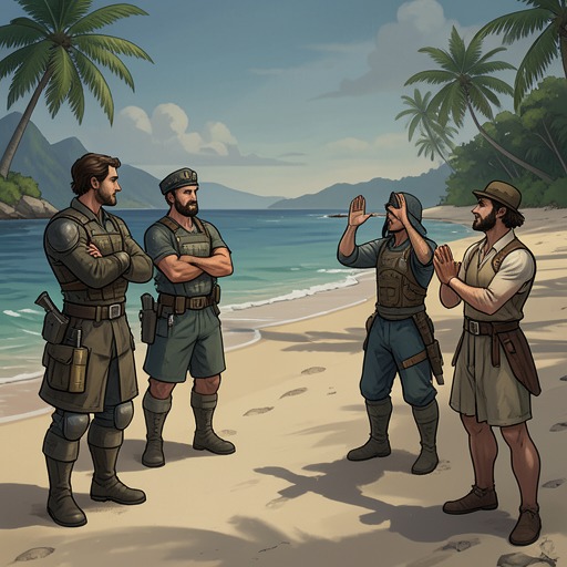 The Island’s Boundary Becomes a Moral Divide from "Kensuke's Kingdom". This thread traces the boundary between Michael and Kensuke’s territories as a symbol of distrust, dependence, and eventual cooperation.