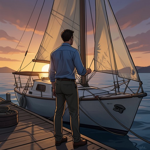 From Unemployment to the Open Sea from "Kensuke's Kingdom". This thread follows how the family’s economic collapse prompts Michael’s father to turn a long-held sailing dream into a shared voyage.