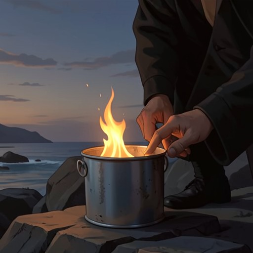 The Fire Dispute from "Kensuke's Kingdom". This thread traces the changing meaning of fire, from Michael’s signal for rescue to Kensuke’s feared invitation to danger and finally their shared beacon.