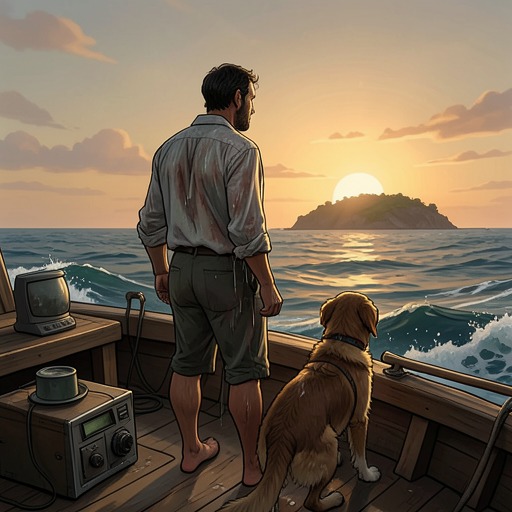 The Family’s Search from "Kensuke's Kingdom". This thread follows Michael’s parents’ struggle to believe he may have survived and their prolonged search across islands.