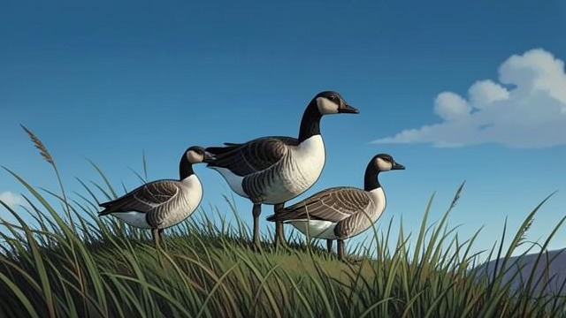 The Journey Reaches Its Height from "I Ching". A Final Contribution Beyond ordinary advancement The geese reach high ground, and their feathers become ornaments.