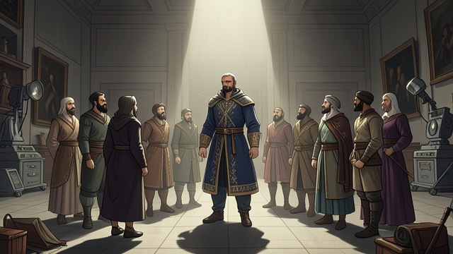 The Ruler Advances Wisely from "I Ching". Authority Uses Others Well A central ruler The fifth line represents a great ruler whose wisdom suits his position.