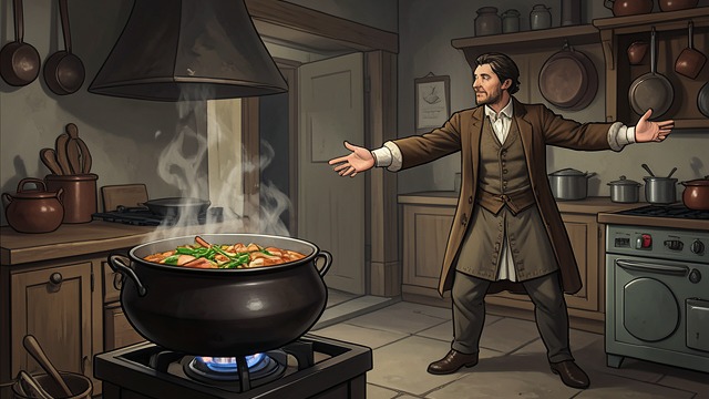 Good Food Waits for a Proper Relation from "I Ching". Resources Need the Right Connection An enemy stays outside The second line shows the cauldron filled with food while an enemy cannot approach.