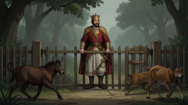 A Ruler Leaves Room for Escape from "I Ching". Benevolence Limits Possession The hunt leaves an opening The fifth line depicts a king who drives game from only three sides and allows some animals to escape.
