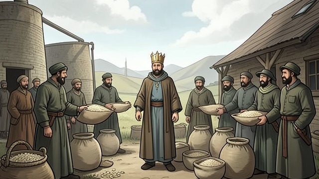 The King Opens the Stores from "I Ching". Public Generosity Makes Order Visible Announcements and provision The fifth line depicts a ruler issuing major announcements and distributing the stores of the…