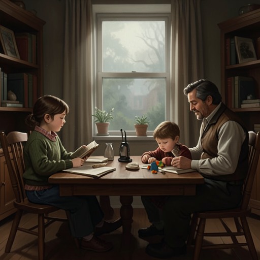 Family as a School of Order from "I Ching". This flow follows the book's treatment of family authority as both a private discipline and a model for public order.