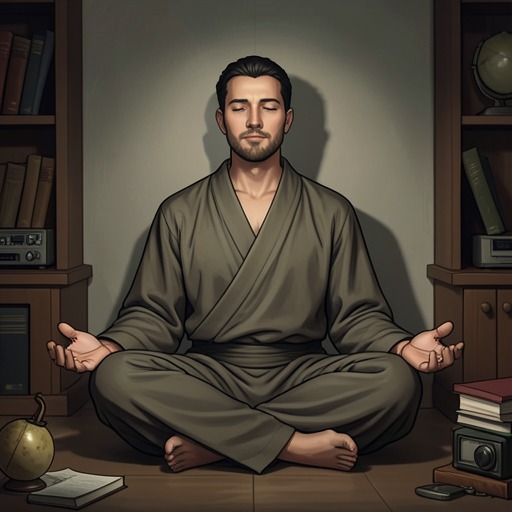 The Superior Man Watches His Own Course from "I Ching". This flow traces self-examination as the means by which a person avoids confusing reputation, ceremony, or confidence with genuine character.
