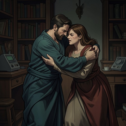 Tengo’s Relationship with His Older Lover from "1Q84". This flow traces the practical sexual arrangement Tengo maintains with an older married woman and the strain introduced by his creative and emotional upheaval.