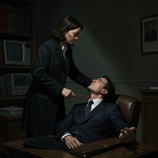 Aomamé’s Secret Mission from "1Q84". This flow traces Aomamé’s work for Madame, from a covert killing to the escalating mission against the hidden leader of the Pioneers.