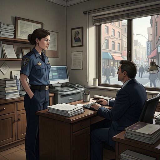 Ayumi’s Career within the Police from "1Q84". This flow follows Ayumi’s frustration with institutional limits and her conflicted effort to use police connections for a case she believes matters.