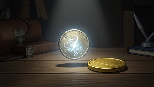 辨明仙金,《一千零一夜》中的场景。辨明仙金 虚假的表象 黛拉的父亲解释说,部分财宝是仙金,看似价值不菲,一旦离开精灵的领地便会变得一文不值。普通人很难将它与真金区分开来。 没有保障的财富 助这个家族积累财富的黄金,不能被视为稳定的财产。它受魔法地理范围限制,揭示出仅凭外表判断价值的局限。