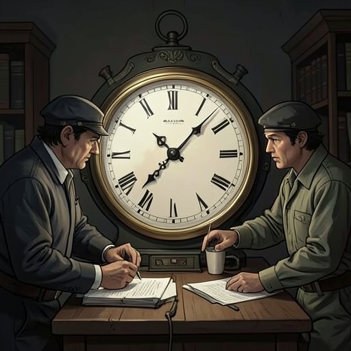 The Birthday Clock from "One Thousand and One Nights". This flow follows the agents’ changing sense of urgency as a private deadline turns the investigation into a race against Della’s loss of autonomy.