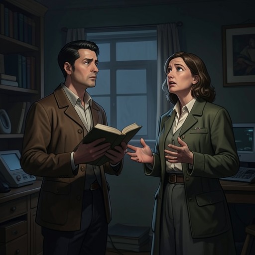 Trust After Misreading from "One Thousand and One Nights". This flow tracks how incomplete assumptions damage trust and how direct explanation helps restore it across both the agents’ partnership and the central…