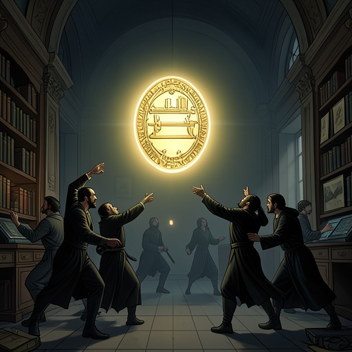魔法与责任，《一千零一夜》中的场景。这条故事线展现了滥用魔法力量如何造成危险，以及角色们如何为后果承担责任。