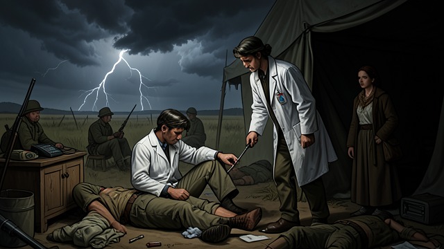 A Doctor at War from "Doctor Zhivago". A Doctor at War Care amid violence Yurii Andreievich Zhivago serves as a doctor near the front and witnesses mass injury.