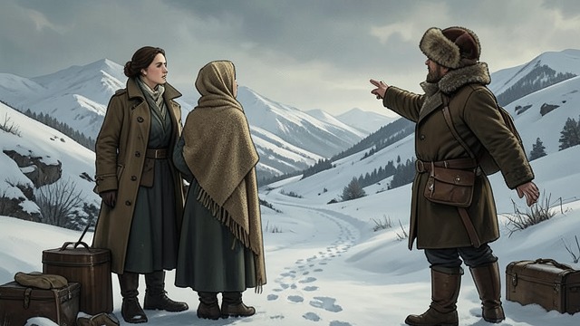Komarovsky’s Warning from "Doctor Zhivago". Komarovsky’s Warning Escape as protection Komarovsky argues that Lara and Katenka face immediate danger and offers a route east.