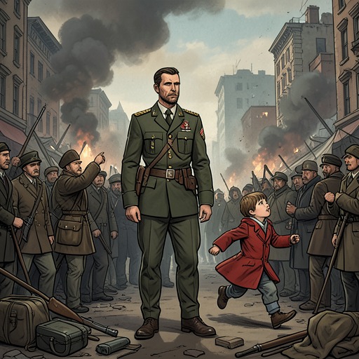 Zhivago’s Life Through Revolution from "Doctor Zhivago". This flow follows Yurii Andreievich Zhivago from childhood bereavement through war, captivity, separation, and his final return to Moscow.