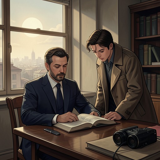 Zhivago and Vedeniapin’s Intellectual Bond from "Doctor Zhivago". This flow traces how Nikolai Nikolaievich Vedeniapin’s ideas shape Zhivago’s faith in life, art, and individual freedom.