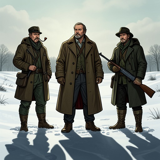 Zhivago’s Friendship with Gordon and Dudorov from "Doctor Zhivago". This flow follows old friendships that persist through changing beliefs, incarceration, and the preservation of Zhivago’s work.