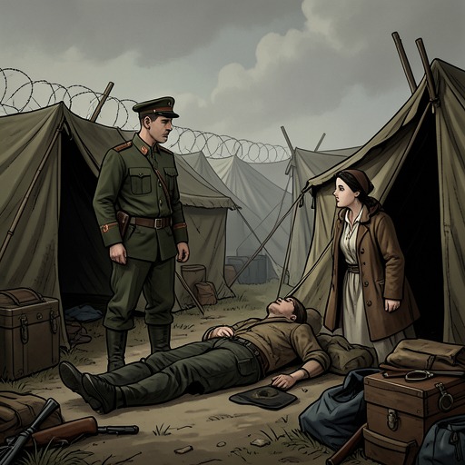 The Partisans’ Coercive Captivity from "Doctor Zhivago". This flow traces how the partisan camp’s promise of liberation turns into a system that constrains Zhivago and civilians.