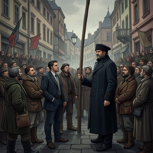 The Persecution of Jews in Wartime from "Doctor Zhivago". This flow traces the novel’s attention to Jewish vulnerability and its rejection of persecution grounded in collective identity.
