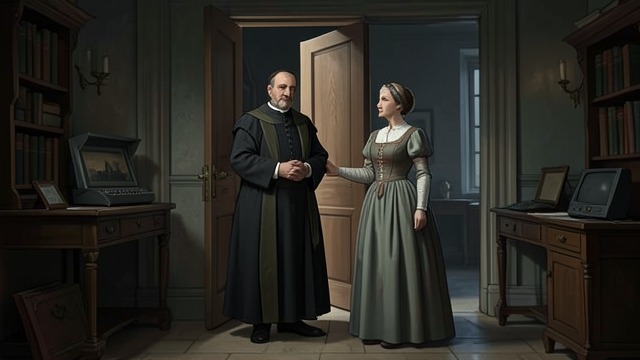 The Vicar’s Intervention from "The Tenant of Wildfell Hall". The Vicar’s Intervention A claimed duty to speak Michael Millward confronts Helen because he believes a pastor must address suspected wrongdoing.