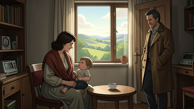 The Family at Staningley from "The Tenant of Wildfell Hall". The Family at Staningley A shared household Gilbert and Helen marry and raise a family at Staningley, with Mrs. Maxwell remaining part of their home.
