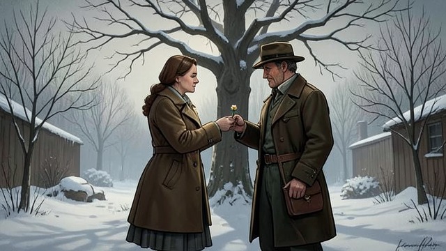 The Rose and the Question from "The Tenant of Wildfell Hall". The Rose and the Question A sign of affection Helen offers Gilbert a Christmas rose as an image of her heart’s endurance.